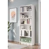 HANAH HOME Polica za knjige Bili 5 80