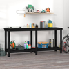 Radni stol Crna 180x50x80 cm od masivne borovine