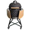 Keramični žar Kamado Pro 21” Diamond - črn