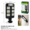 KMT Solarna LED lampa, Crna
