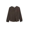 COMMA Bluza temno rjava