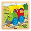 Woody Drvena slagalica za decu Happy Engine