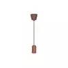 Kabl za napajanje 1xE27/60W/230V beton/braon