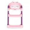 Adapter za wc šolju za decu sa stepenikom, pink, ECOTOYS