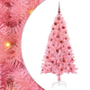 Božićno drvce s 150 LED svjetlima Ružičasta 150 cm PVC