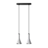 Sollux SL.1224 - Luster na sajli REA 2xE14/12W/230V beton