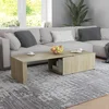 Stolić za kavu boja hrasta 150 x 50 x 35 cm konstruirano drvo
