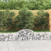 Lučne gabionske košare 7 kom 200x30x40/60 cm pocinčano željezo