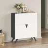 HANAH HOME Cipelarnik Venice White Anthracite