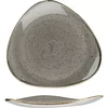 CHURCHILL Stonecast Peppercorn Grey plitev krožnik, trikotne oblike, premer: 265 mm (12 kos)