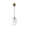 Brilagi - LED lestenec na kablu RETRO GLASS 1xE27/60W/230V premer 14 cm rjava/bela