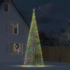 LED božićno drvce 1544 LED šarene 500 cm