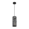 Luster na sajli AVALO 1xE27/60W/230V siva/crna