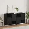 Komode 2 pcs Crni hrast