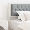 Uzglavlje Ostalo Bijela i svijetlosiva 90 cm Masivna borovina
