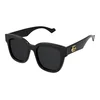Gucci GG0998S 001 ONE SIZE (52) Črna/Siva