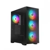 LOGIC DART PRO ARGB MIDI ohišje USB 3.0 x 2 USB-C x 1 črne barve