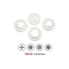 Hani international Set modlica za kolače, Plastični, 4 komada, Beli
