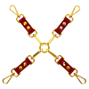 Taboom Bondage in Luxury Hogtie Red