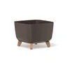 Gracia Dekorativna saksija Square Eco wood L300W, Braon