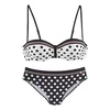 LASCANA Bikini črna/bela