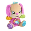Fisher-Price Učna plišasta igrača za mladičke roza večjezična 6 mesecev