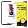 Kaljeno staklo zaštitnik zaslona s kućištem u okviru prilagođeno za Motorola One Fusion+ (Fusion Plus) crna
