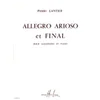 LANTIER: ALLEGRO ARIOSO ET FINAL NOTE