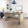 Blagovaonski stol boja hrasta 180x90x76 cm konstruirano drvo