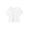 MANGO Bluza BROTES naravno bela