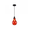 BB Link VESTA 266 Visilica CHIC-PRETO/VM 1xE27, Red glass