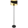 Globo 54046S - Stojeća lampa OR 1xE27/60W/230V prečnik 35 cm crna/zlatna