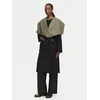 KARL LAGERFELD Volneni plašč B3W15030 Rjava Relaxed Fit
