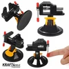 Kraft&Dele Mini modelni primež 30 mm vrtljiv za 360° s priseskom