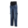 LOVE2WAIT Kargo kavbojke moder denim