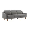 Atelier del Sofa Trosed Robin Extra 3, 220x84x87cm, Tamnosivi
