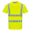 PORTWEST Majica visoke vidljivosti Cotton Comfort S170 sa kratkim rukavima/ žuta