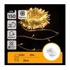 Aigostar -LED Spoljašnji niz 150xLED/8 funkcija 3xAA 15,3m IP44 topla bela