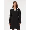 KARL LAGERFELD Vsakodnevna obleka B4W13055 Črna Regular Fit