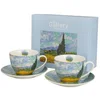 Duo Komplet 2 skodelic in krožnikov Van Gogh Pšenično polje 270 ml