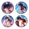 Set bedževa Anime Your Name, 37 mm, 4 kom