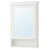 HEMNES Ormarić s ogledalom s 1 vratima, bela, 63x16x98 cm