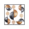 WALLXPERT Dekorativni metalni zidni dodatak Metal Art My World