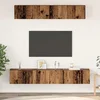Set TV komoda Zidne 5 pcs Staro drvo Konstruirano drvo