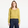 Pulover Calvin Klein Jeans Fluffy Yarn V-Neck Sweater Green M