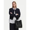 BOSS Ročna torba Anett Drawstring 50567602 Črna