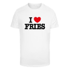 Mister Tee Majica Love Fries rdeča/črna/bela