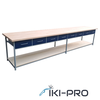 Delovna miza 400 x 80 cm 8x predal