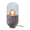 Stona lampa ASEL 1xE27/25W/230V mramorna siva/smeđa