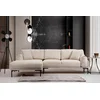 Atelier del Sofa Ugaona garnitura Leo 90x65x255cm Krem